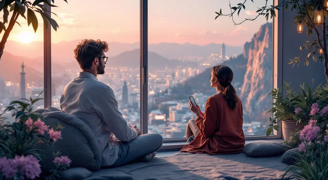 Personne consultant l'heure 20h20 sur son téléphone