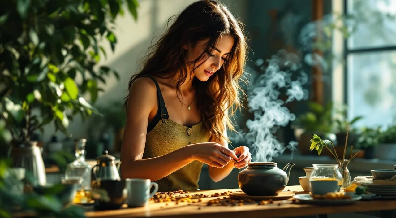 Préparation d'une infusion d'anis en toute sécurité