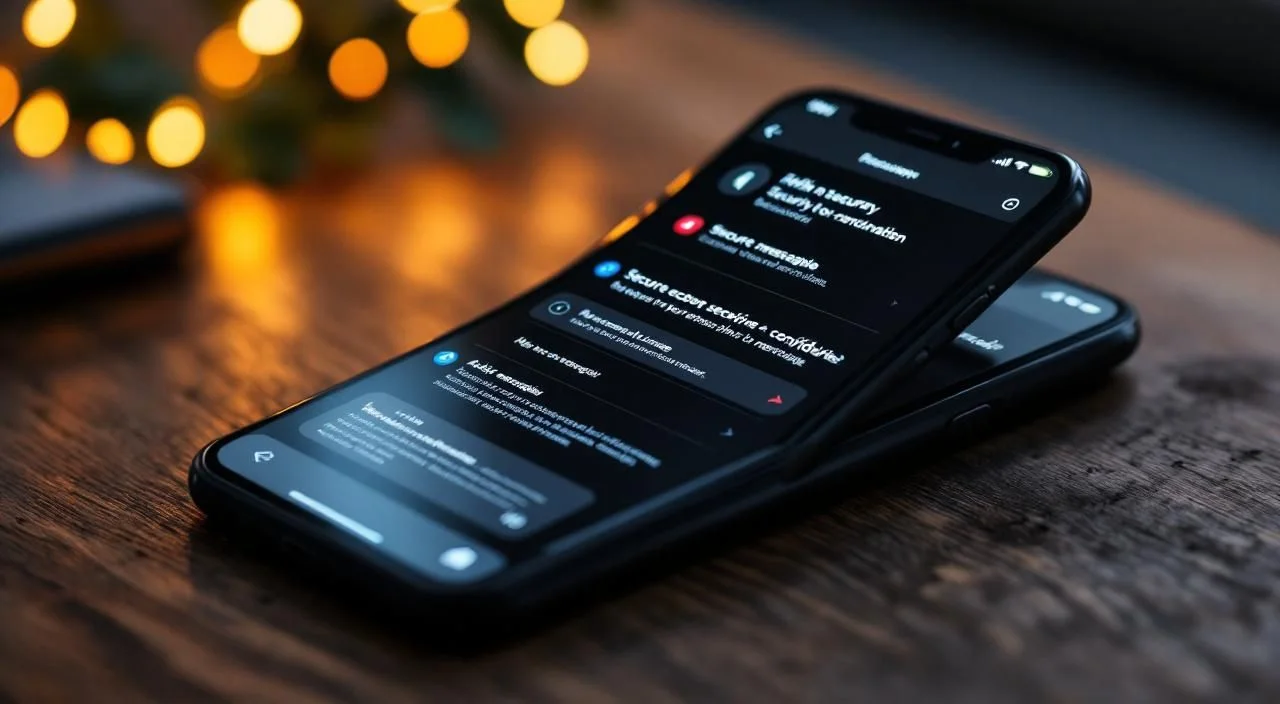 Paramètres de sécurité iPhone pour applications SMS