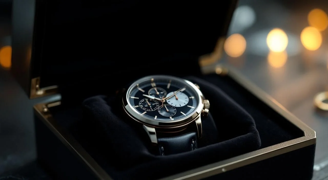 Montre de luxe avec mécanisme complexe