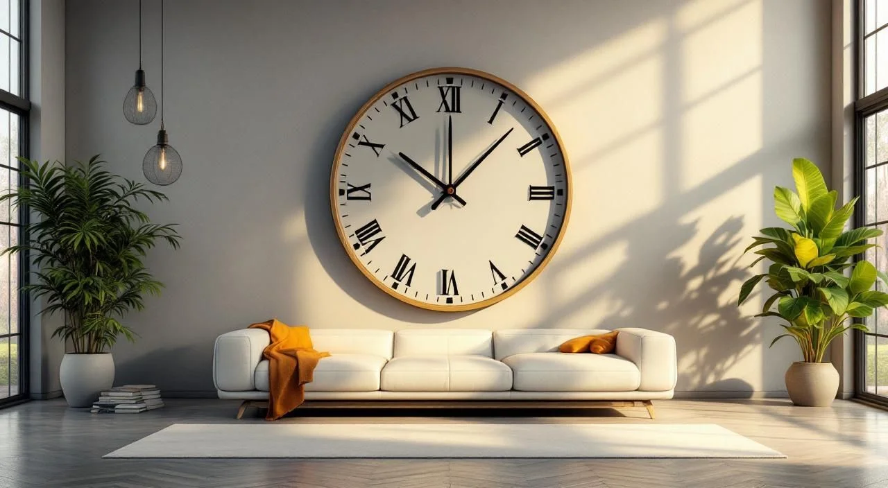 Horloge double fuseau montrant l'heure France-Roumanie