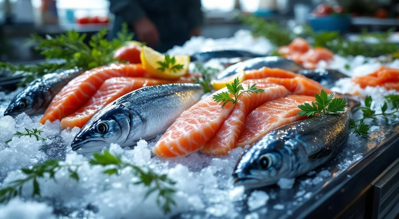 Choix de poissons frais pour pain de poisson