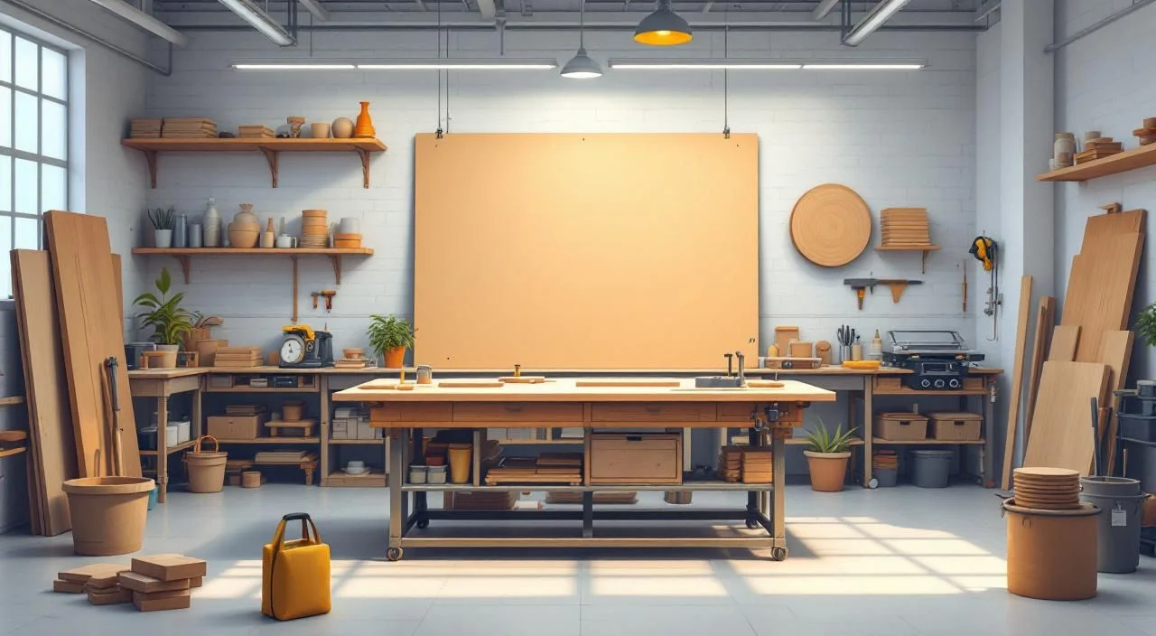Découpe précise du panneau de porte en MDF
